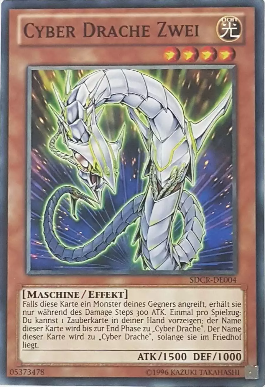 Cyber Drache Zwei SDCR-DE004 ist in Common Yu-Gi-Oh Karte aus Cyber Dragon Revolution 