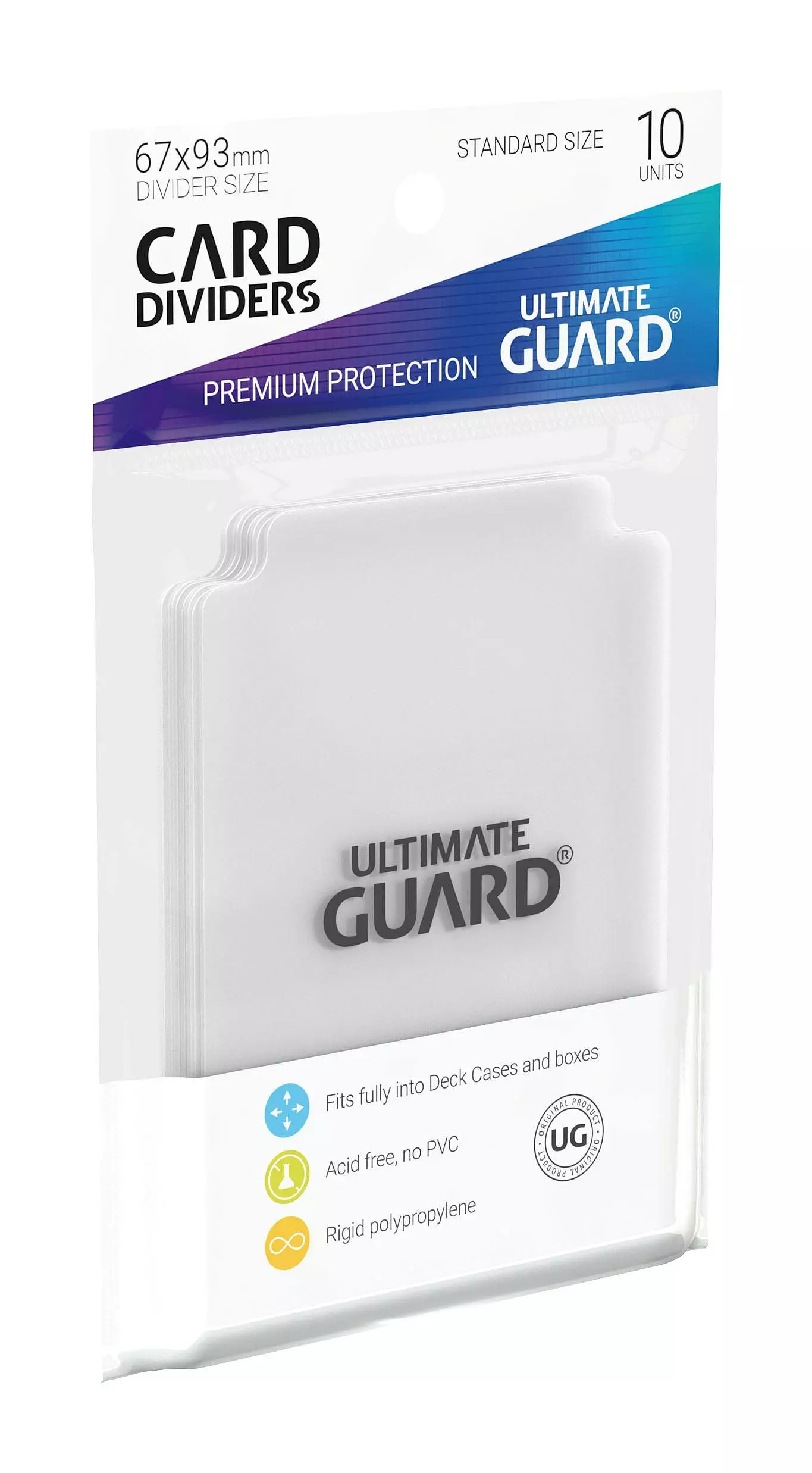 Ultimate Guard Kartentrenner Standardgröße Transparent 10 Stück