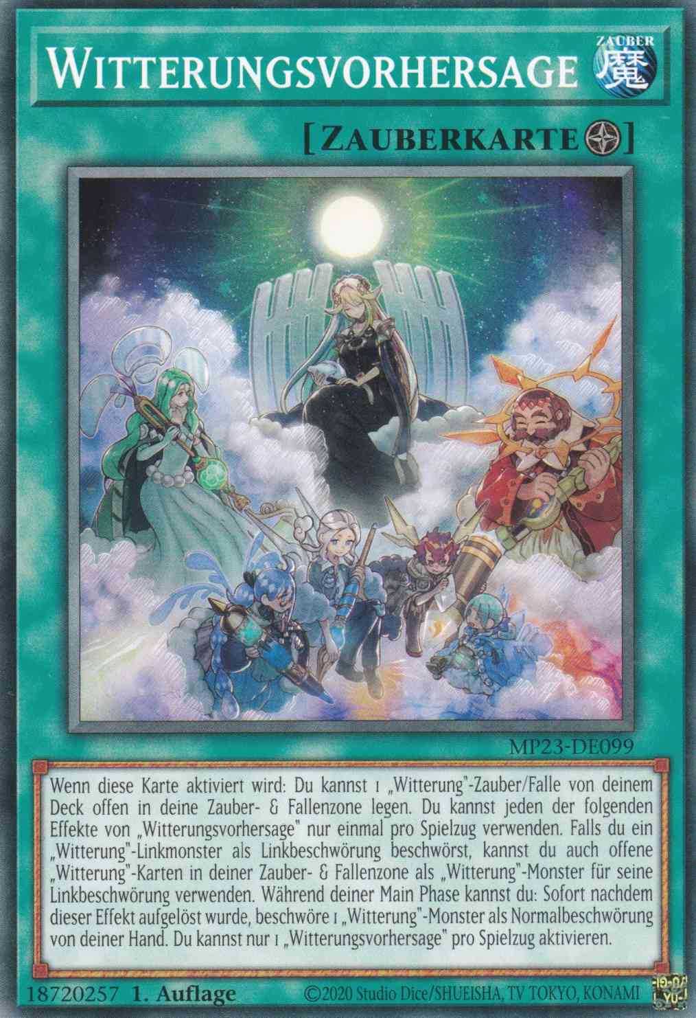 Witterungsvorhersage MP23-DE099 ist in Common Yu-Gi-Oh Karte aus 25th Anniversary Tin Dueling Heroes 1.Auflage