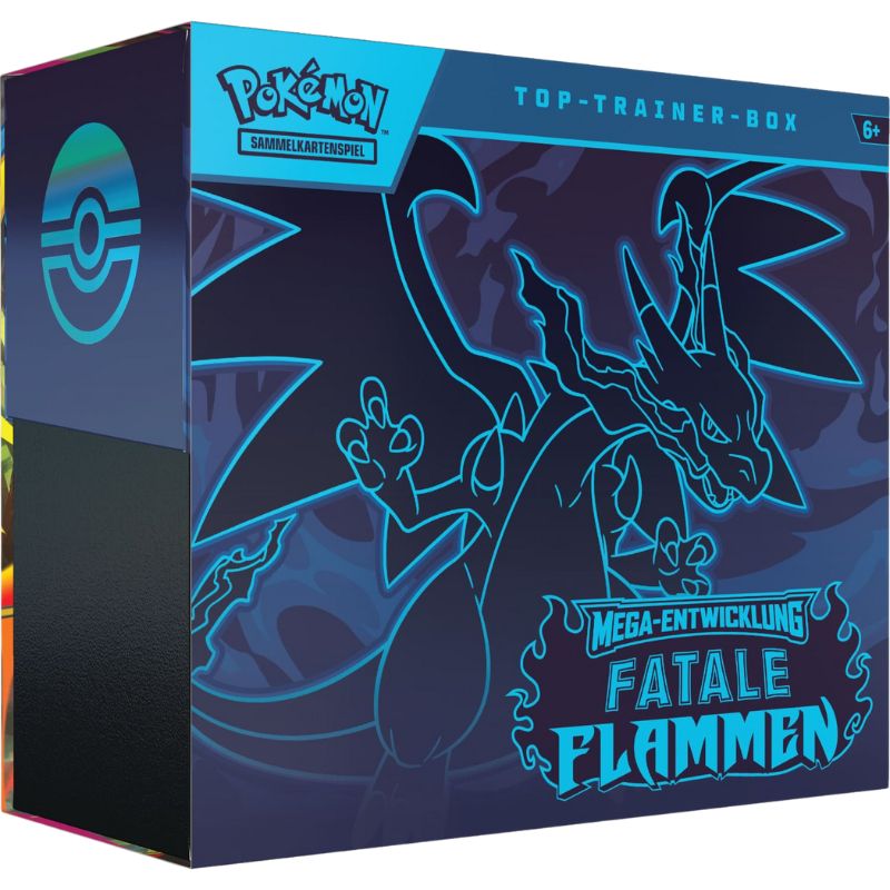 Pokemon Mega Entwicklung - Fatale Flammen - Top Trainer Box - Deutsch