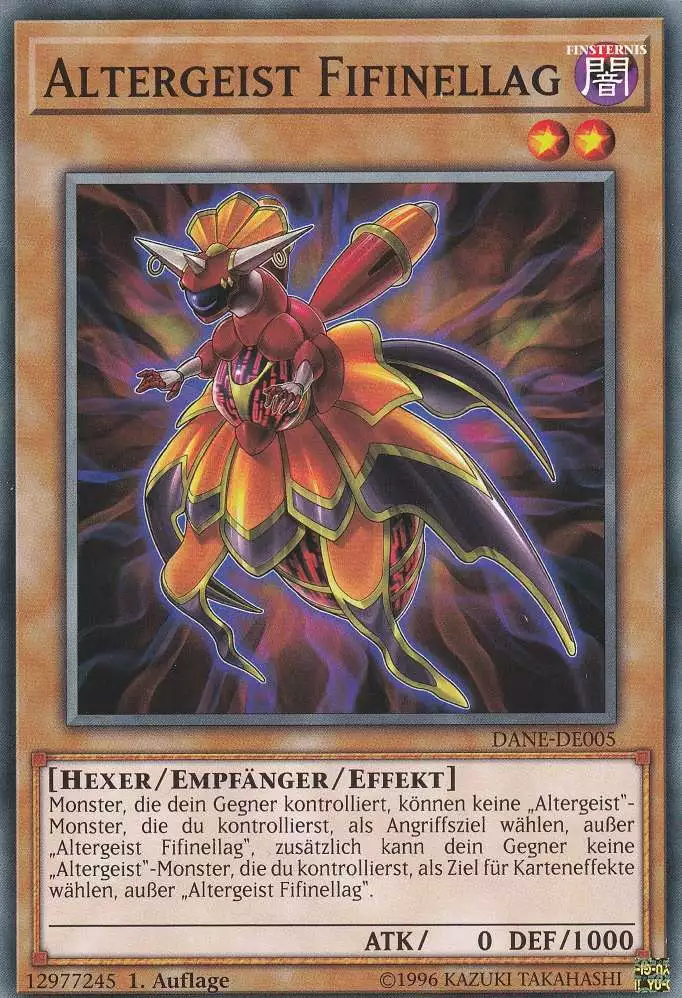 Altergeist Fifinellag DANE-DE005 ist in Common Yu-Gi-Oh Karte aus Dark Neostorm 1.Auflage