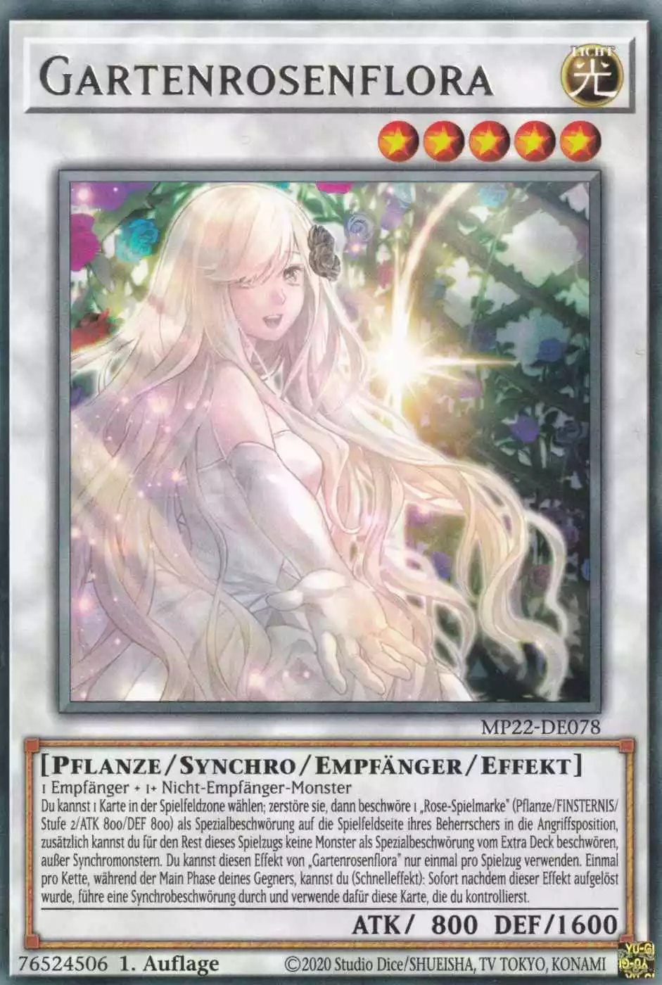 mp22-de078-gartenrosenflora-rare-tin-of-the-pharaoh-s-gods Gartenrosenflora MP22-DE078 ist in Rare Yu-Gi-Oh Karte aus Tin of the Pharaoh’s Gods 1.Auflage