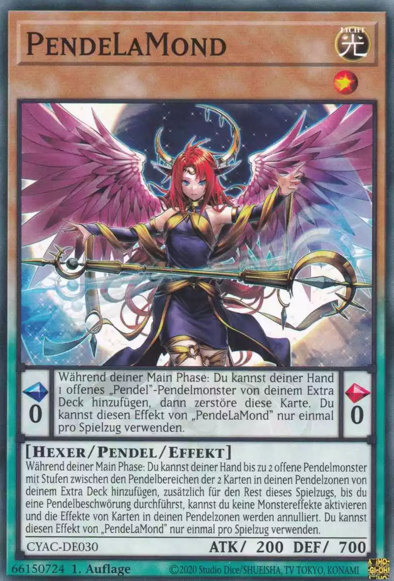 PendeLaMond CYAC-DE030 ist in Common Yu-Gi-Oh Karte aus Cyberstorm Access 1.Auflage