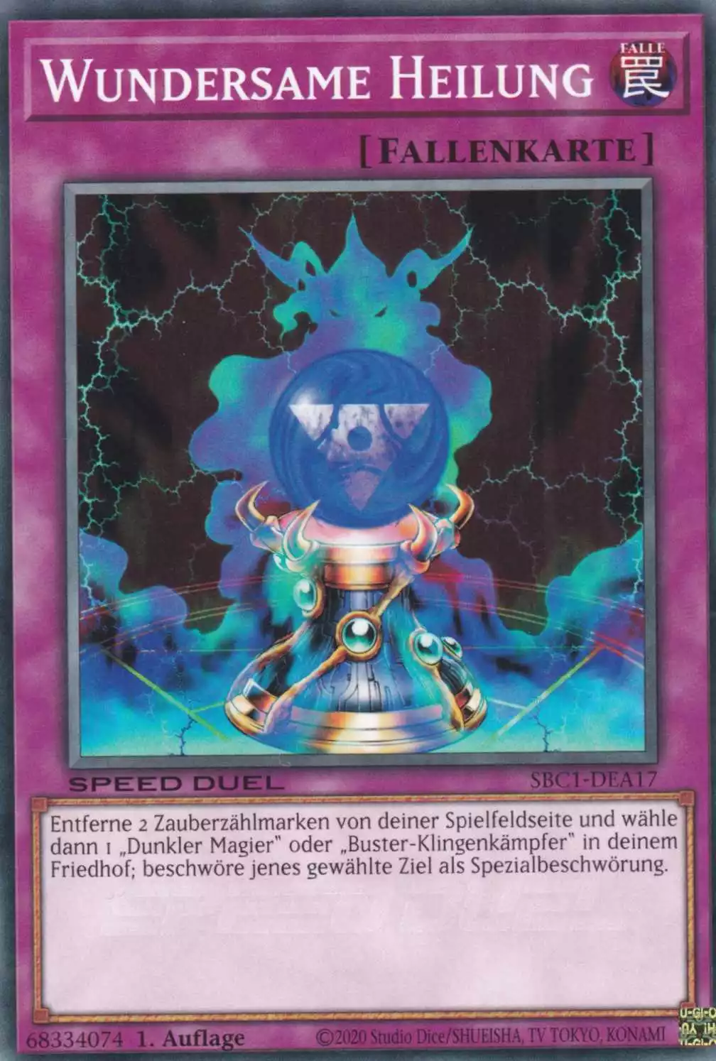 Wundersame Heilung SBC1-DEA17 ist in Common Yu-Gi-Oh Karte aus Streets of Battle City 1.Auflage