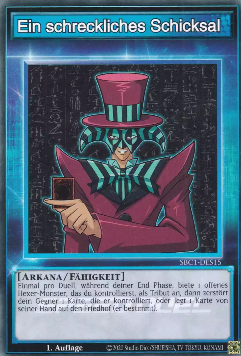Ein schreckliches Schicksal SBC1-DES15 ist in Common Yu-Gi-Oh Karte aus Streets of Battle City 1.Auflage