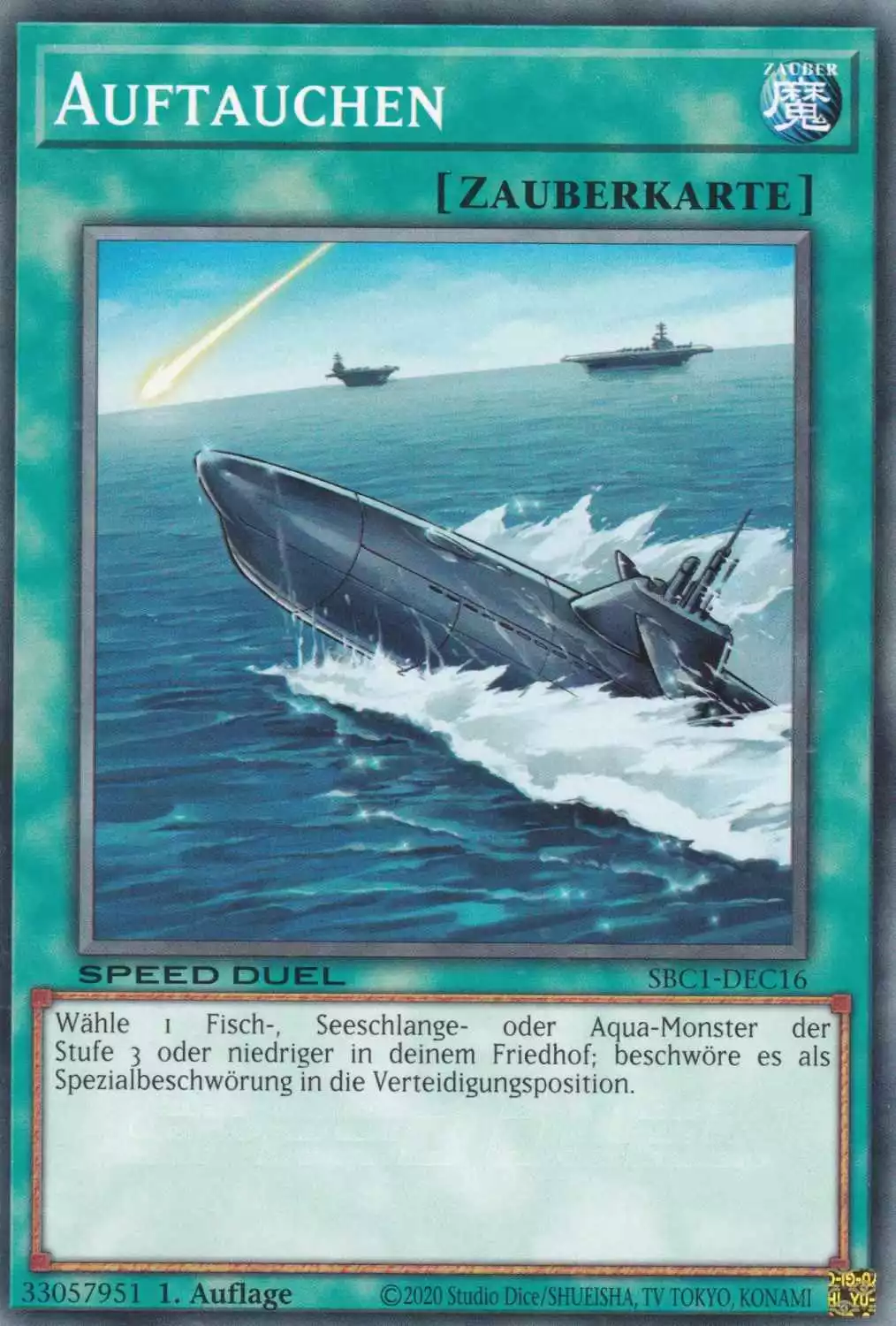 Auftauchen SBC1-DEC16 ist in Common Yu-Gi-Oh Karte aus Streets of Battle City 1.Auflage