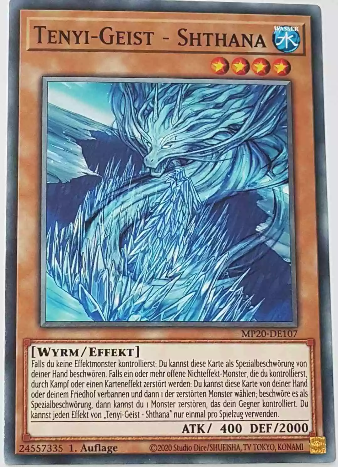 Tenyi-Geist - Shthana MP20-DE107 ist in Common Yu-Gi-Oh Karte aus 2020 Tin of Lost Memories 1.Auflage