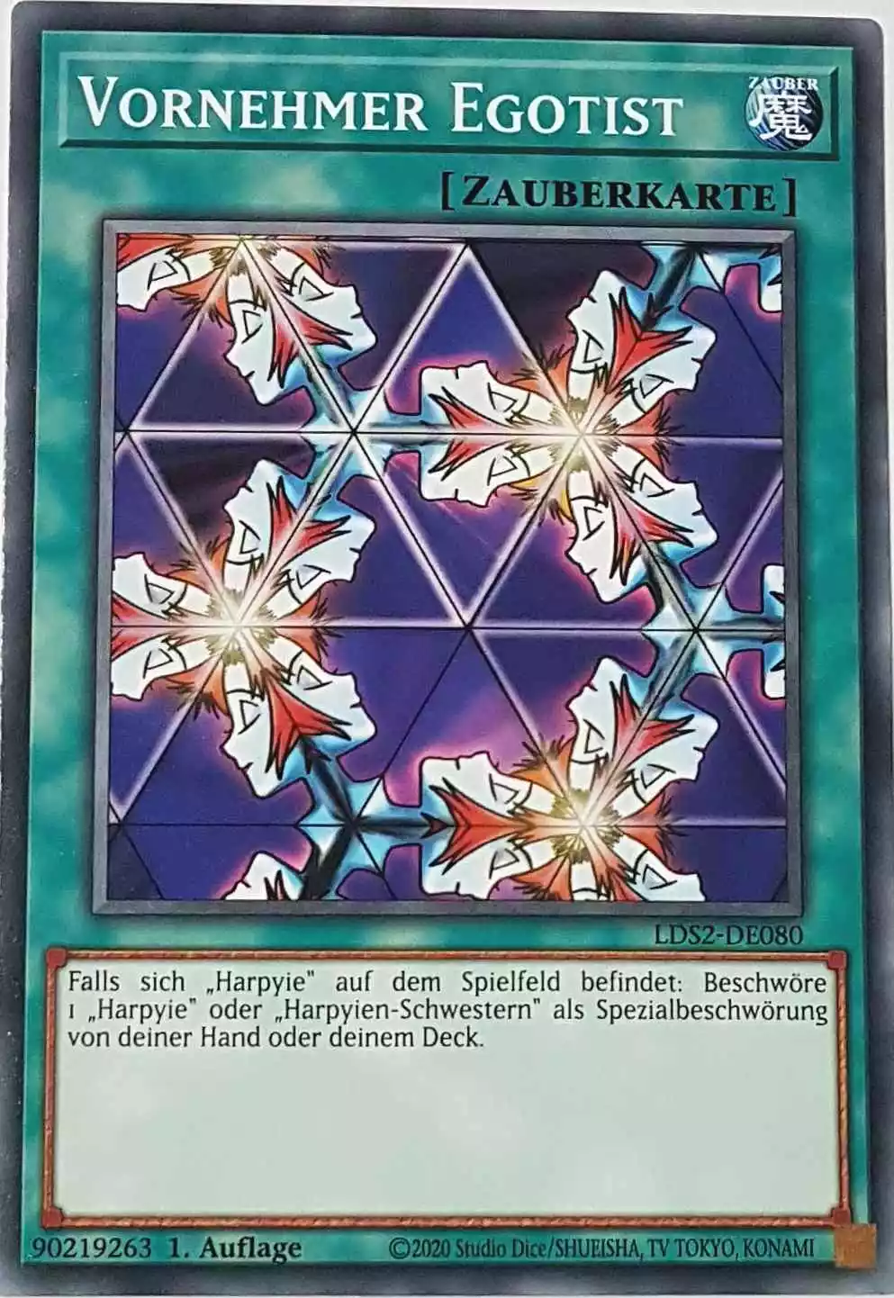Vornehmer Egotist LDS2-DE080 ist in Common Yu-Gi-Oh Karte aus Legendary Duelists: Season 2 1.Auflage