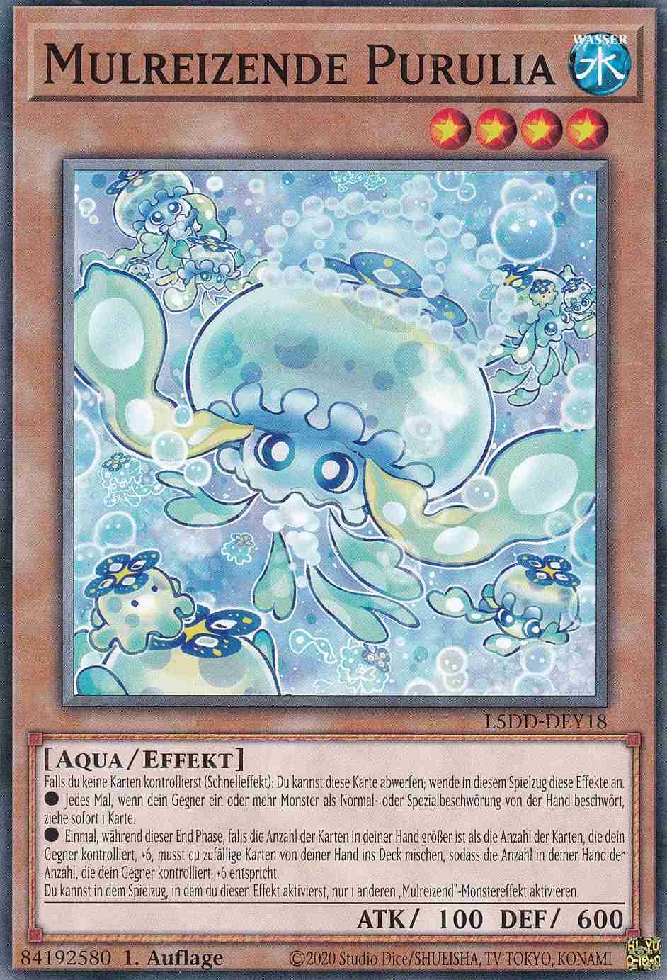 Mulreizende Purulia Common L5DD-DEY18 Yugioh Karte Mulreizende Purulia L5DD-DEY18 ist in Common Yu-Gi-Oh Karte aus Legendary 5D’s Decks 1.Auflage