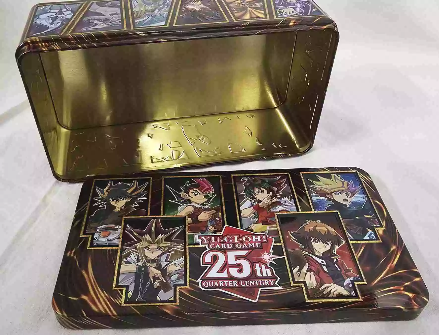 25th Anniversary Tin: Dueling Heroes - 12x Tin 2023 Box LEER für Aufbewahrung - Yu-Gi-Oh!