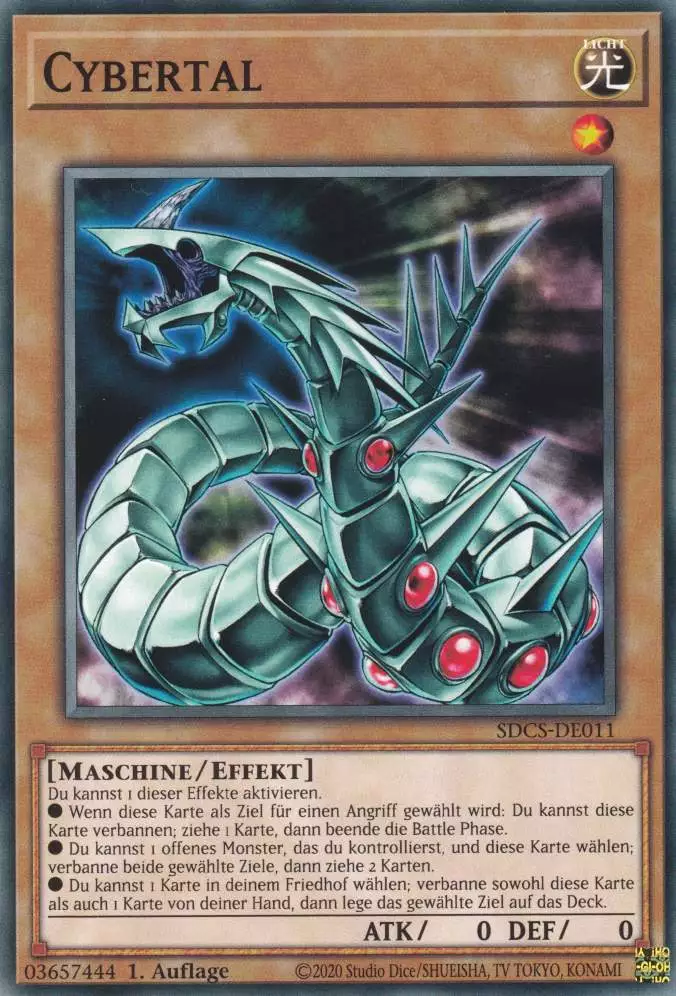 Cybertal SDCS-DE011 ist in Common Yu-Gi-Oh Karte aus Cyber Strike 1.Auflage