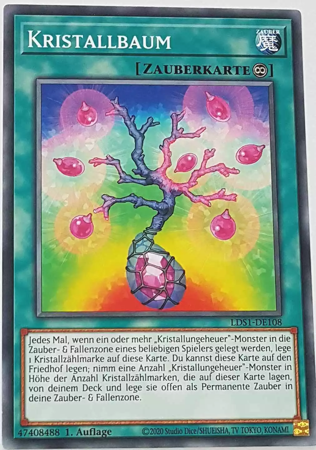 Kristallbaum LDS1-DE108 ist in Common Yu-Gi-Oh Karte aus Legendary Duelists: Season 1 1.Auflage