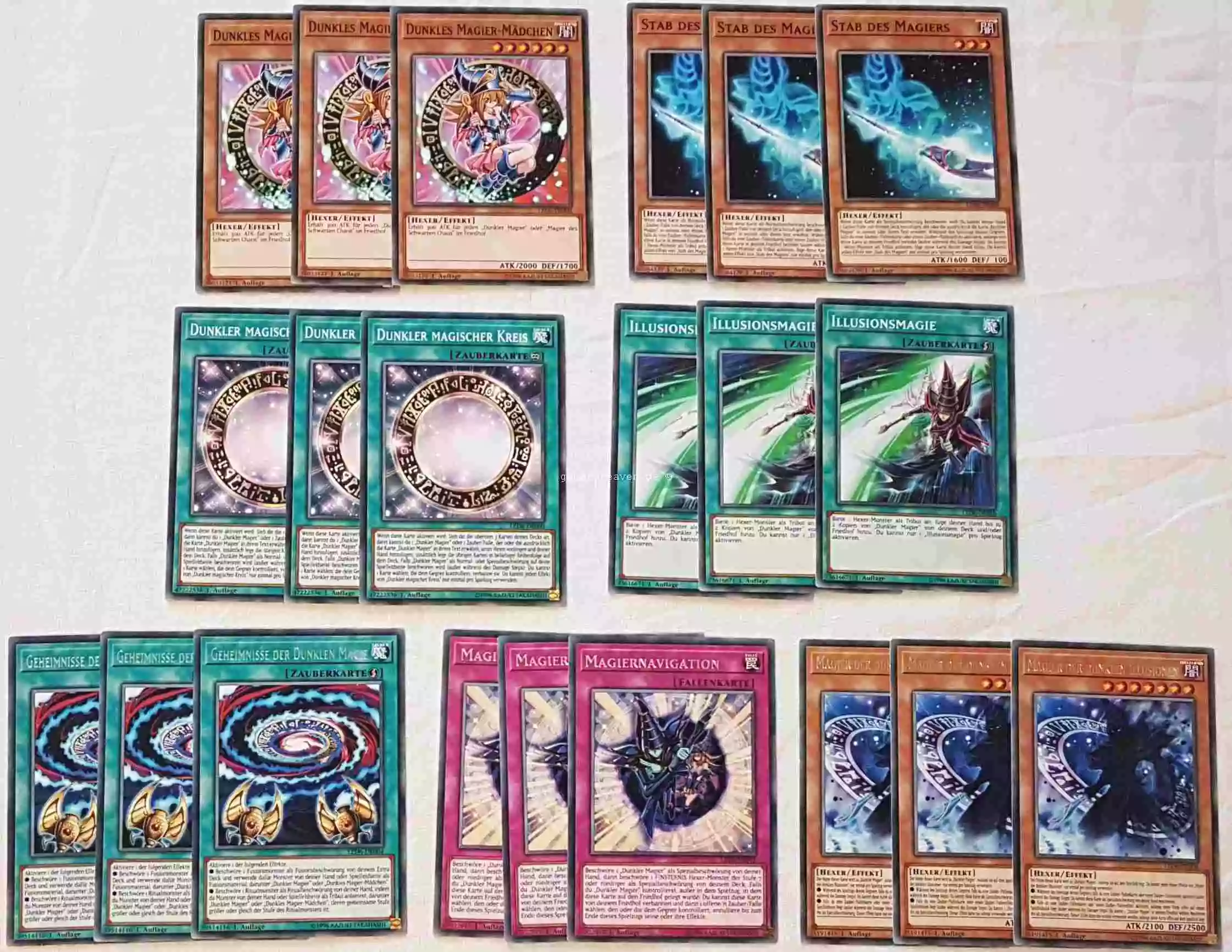 Dunkler Magier Deck Core 21 Karten