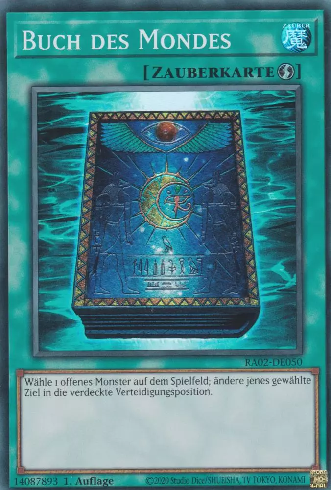 Buch des Mondes RA02-DE050 ist in Super Rare Yu-Gi-Oh Karte aus 25th Anniversary Rarity Collection 2 1.Auflage