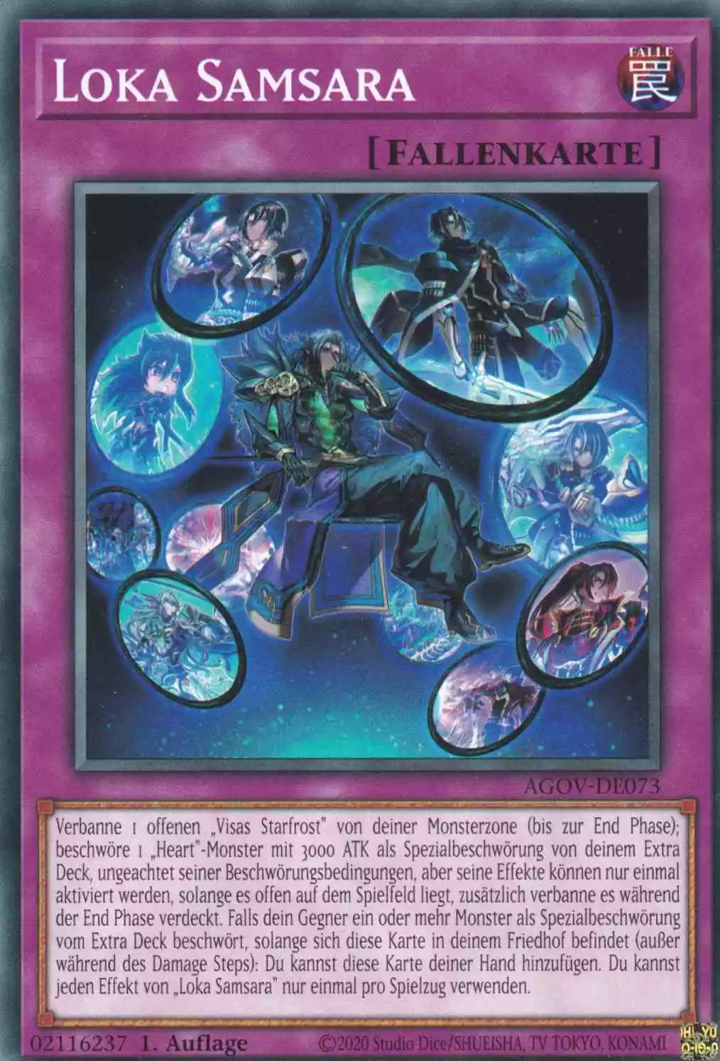 Loka Samsara AGOV-DE073 ist in Common Yu-Gi-Oh Karte aus Age of Overlord 1.Auflage