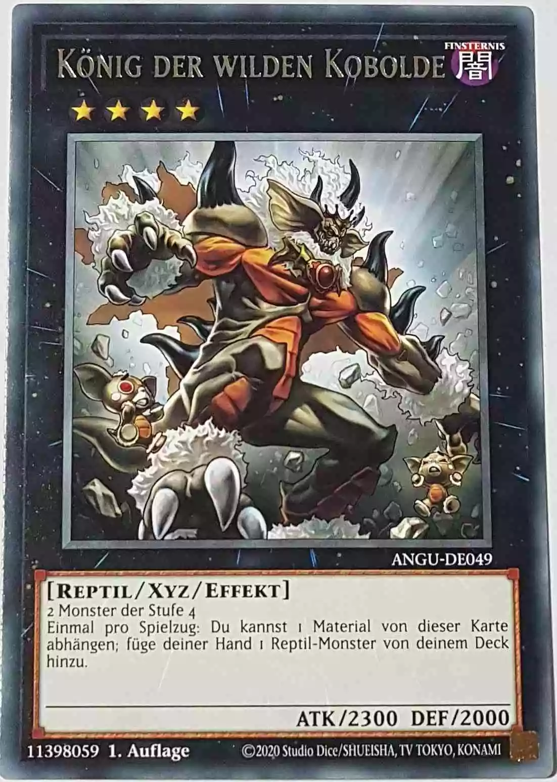 König der wilden Kobolde ANGU-DE049 ist in Rare Yu-Gi-Oh Karte aus Ancient Guardians 1.Auflage