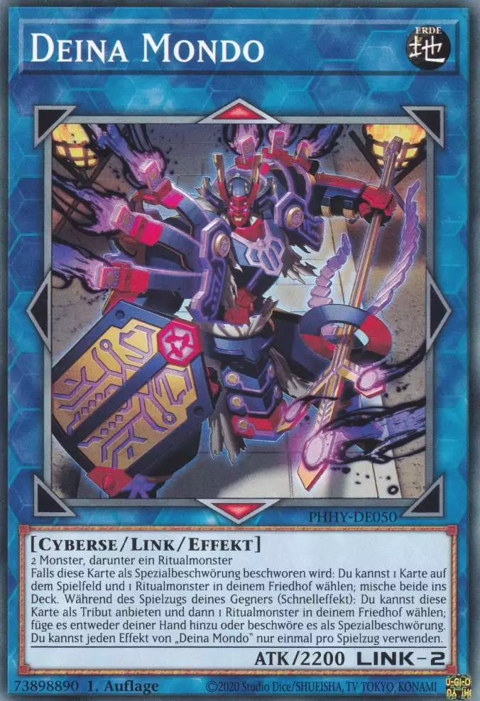 Deina Mondo PHHY-DE050 ist in Common Yu-Gi-Oh Karte aus Photon Hypernova 1.Auflage