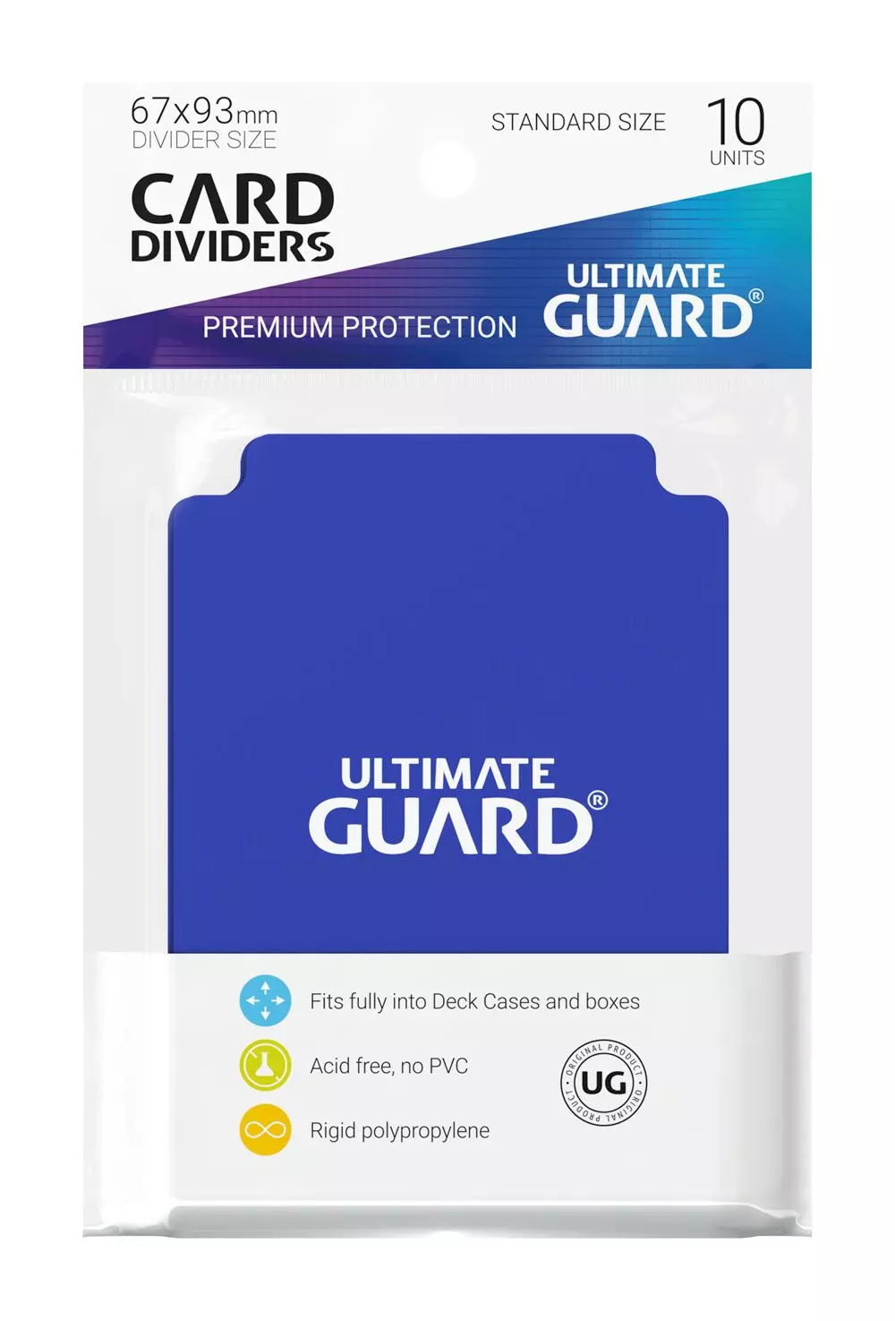 Ultimate Guard Kartentrenner Standardgröße Blau 10 Stück