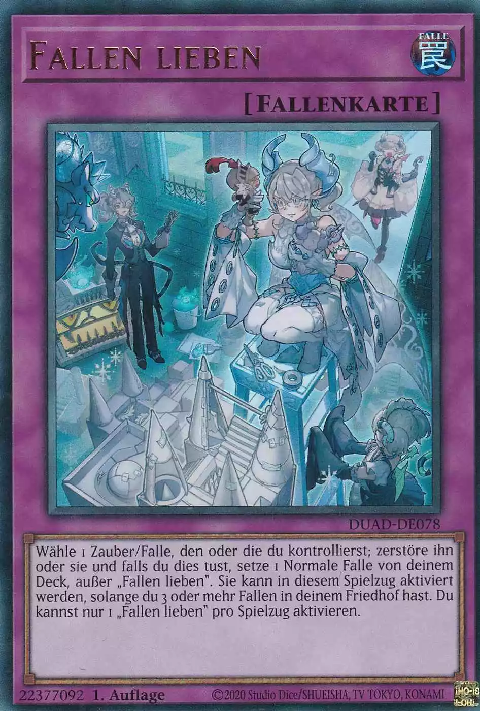 Fallen lieben DUAD-DE078 ist in Ultra Rare Yu-Gi-Oh Karte aus Duelist’s Advance 1.Auflage