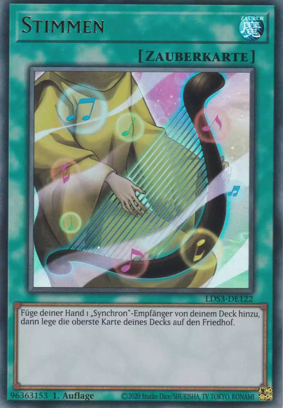Stimmen LDS3-DE122 ist in Ultra Rare Yu-Gi-Oh Karte aus Legendary Duelists Season 3 1.Auflage