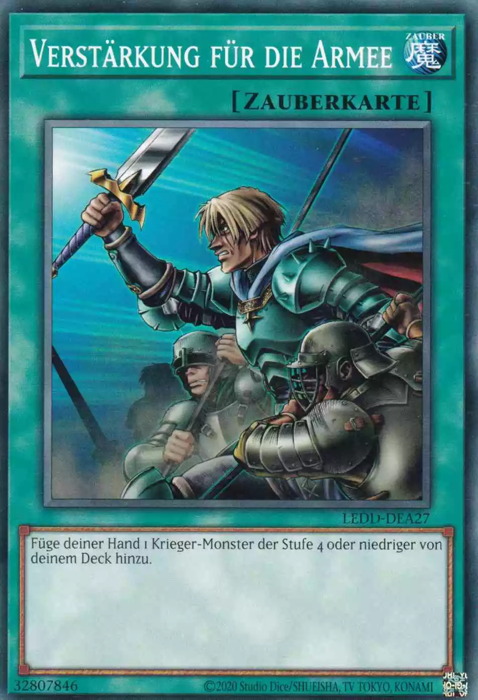 Verstärkung für die Armee LEDD-DEA27 ist in Common Yu-Gi-Oh Karte aus Legendary Dragon Decks unlimitiert