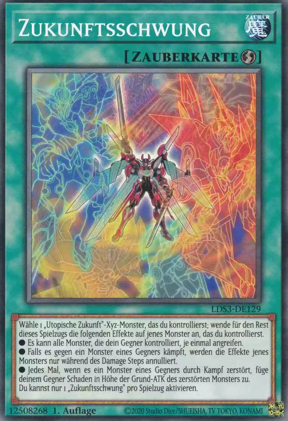 Zukunftsschwung LDS3-DE129 ist in Common Yu-Gi-Oh Karte aus Legendary Duelists Season 3 1.Auflage