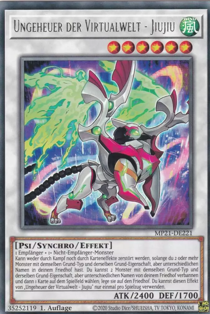 mp21-de221-ungeheuer-der-virtualwelt-jiujiu-rare-tin-of-ancient-battles Ungeheuer der Virtualwelt - Jiujiu MP21-DE221 ist in Rare Yu-Gi-Oh Karte aus Tin of Ancient Battles 1.Auflage