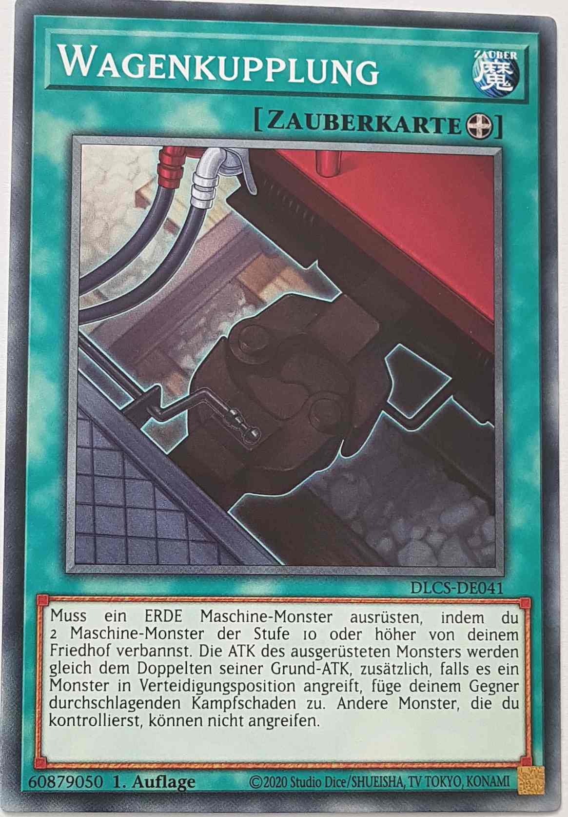 Wagenkupplung DLCS-DE041 ist in Common Yu-Gi-Oh Karte aus Dragons of Legend The Complete Series 1.Auflage