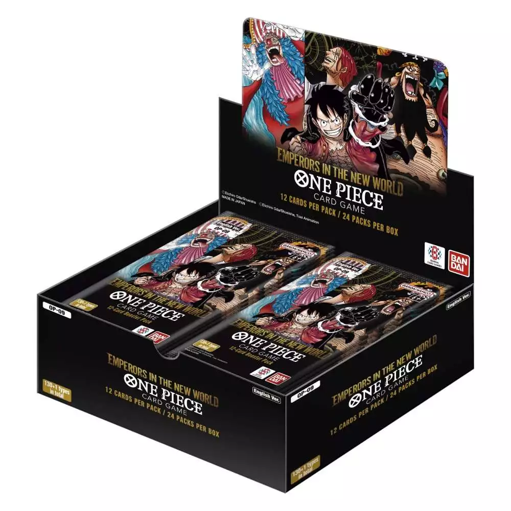 One Piece Card Game - The Four Emperors OP09 - Booster Display (24 Packs) - Englisch