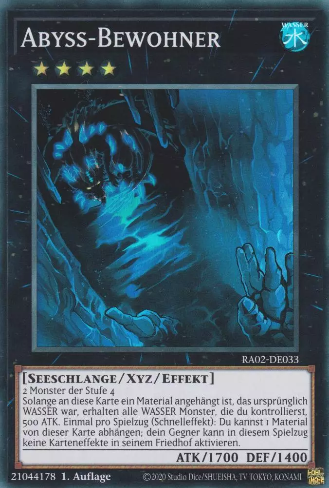 Abyss-Bewohner RA02-DE033 ist in Super Rare Yu-Gi-Oh Karte aus 25th Anniversary Rarity Collection 2 1.Auflage