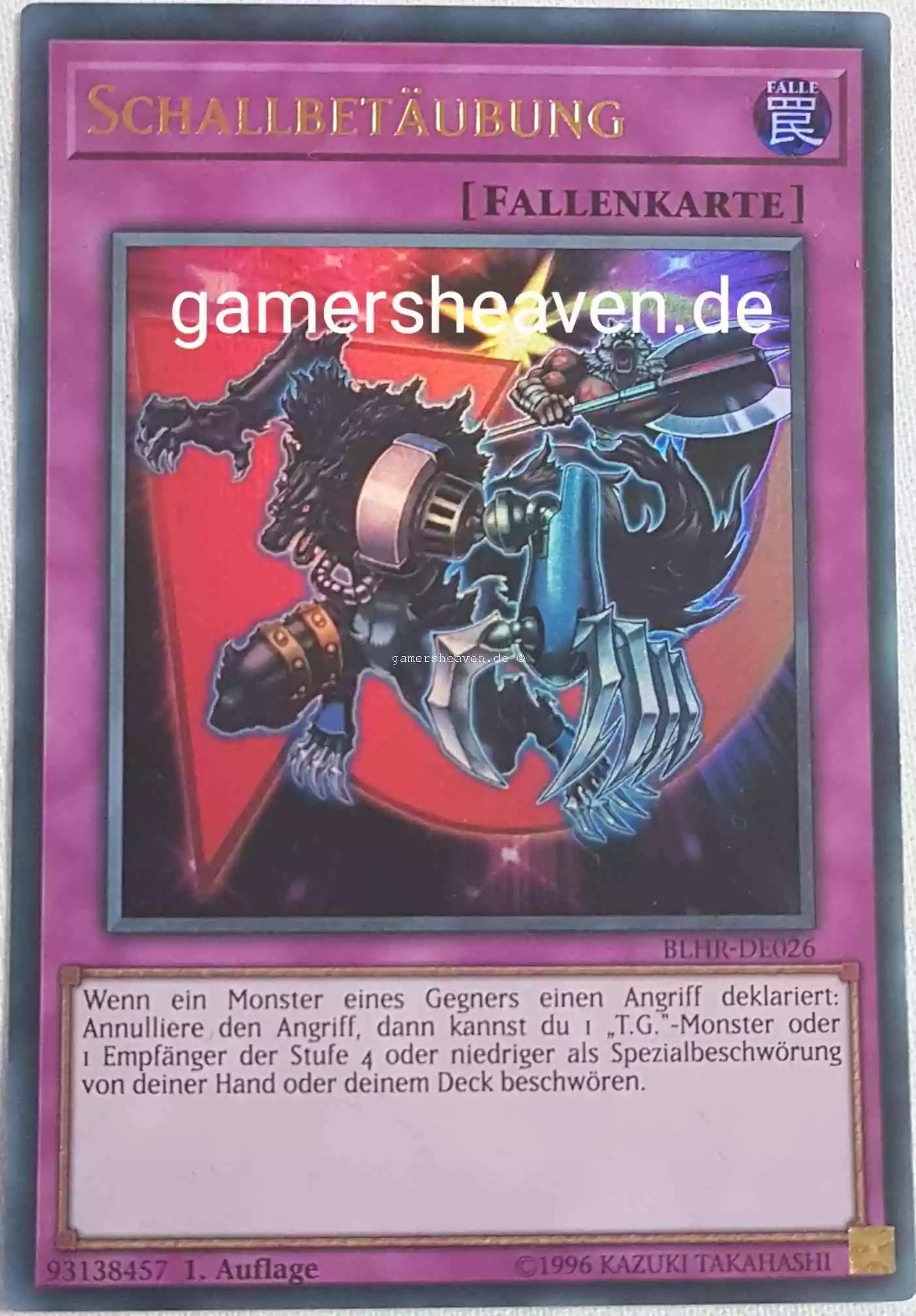 Schallbetäubung BLHR-DE026 ist in Ultra Rare aus Battles of Legend: Hero's Revenge 1.Auflage