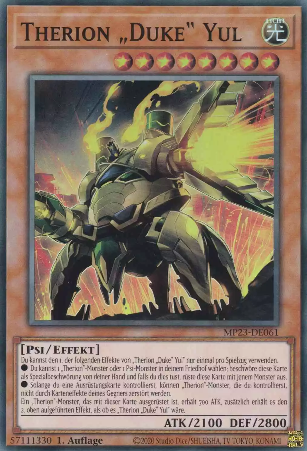 mp23-de061-therion-duke-yul-super-rare-25th-anniversary-tin-dueling-heroes Therion „Duke“ Yul MP23-DE061 ist in Super Rare Yu-Gi-Oh Karte aus 25th Anniversary Tin Dueling Heroes 1.Auflage