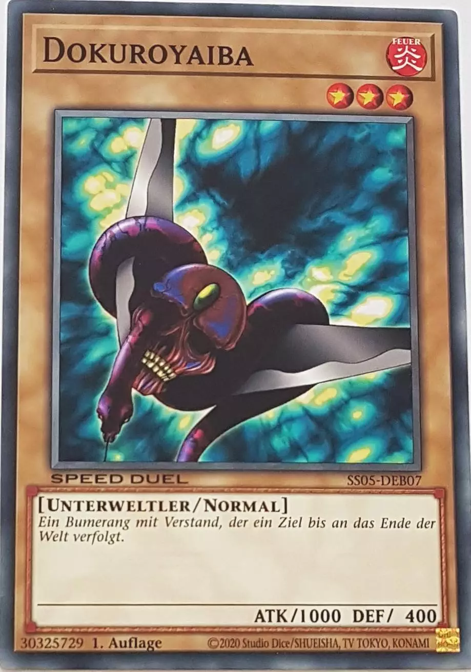 Dokuroyaiba SS05-DEB07 ist in Common Yu-Gi-Oh Karte aus Twisted Nightmares 1.Auflage