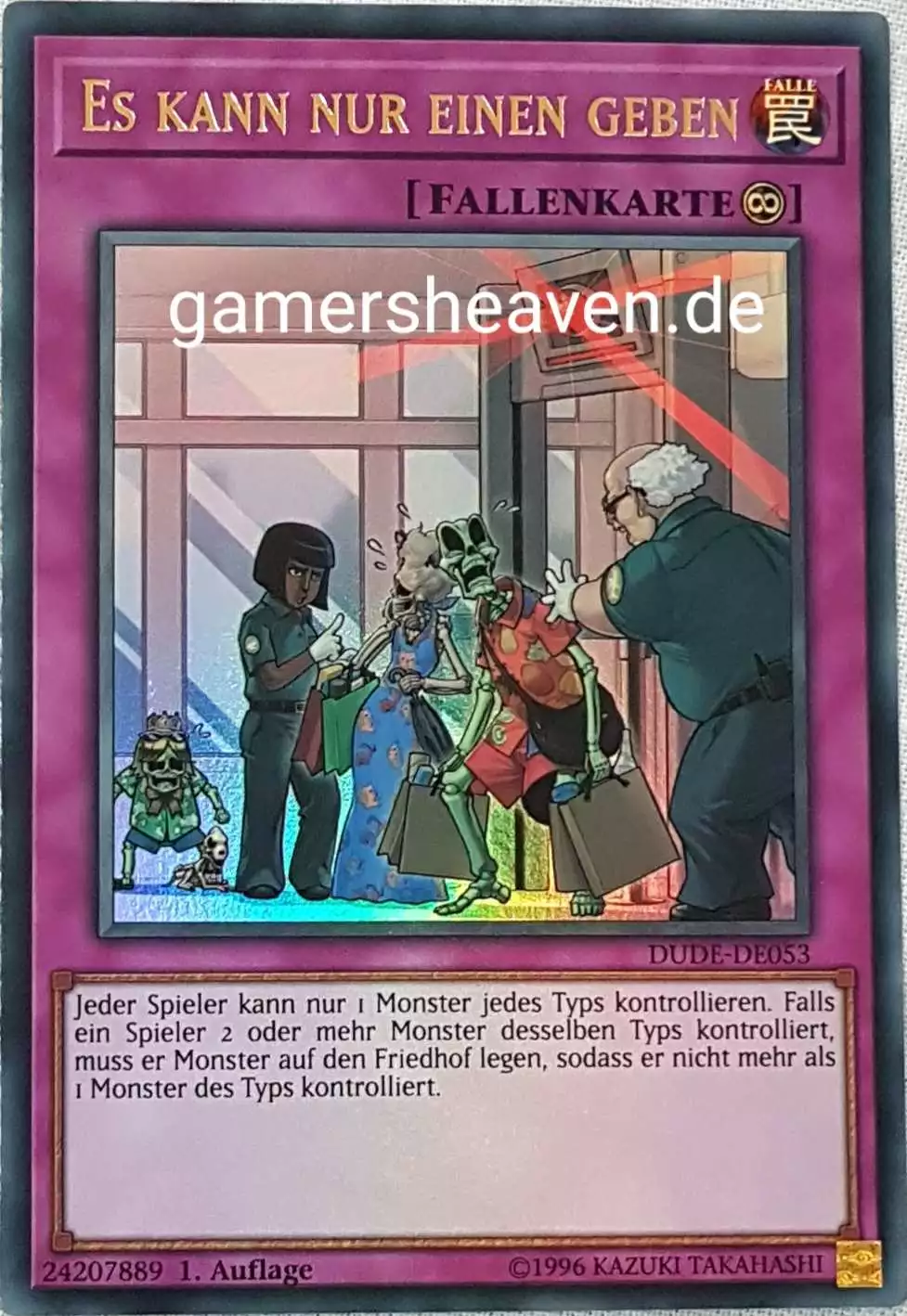 Es kann nur einen geben DUDE-DE053 ist in Ultra Rare aus Duel Devastator 1.Auflage