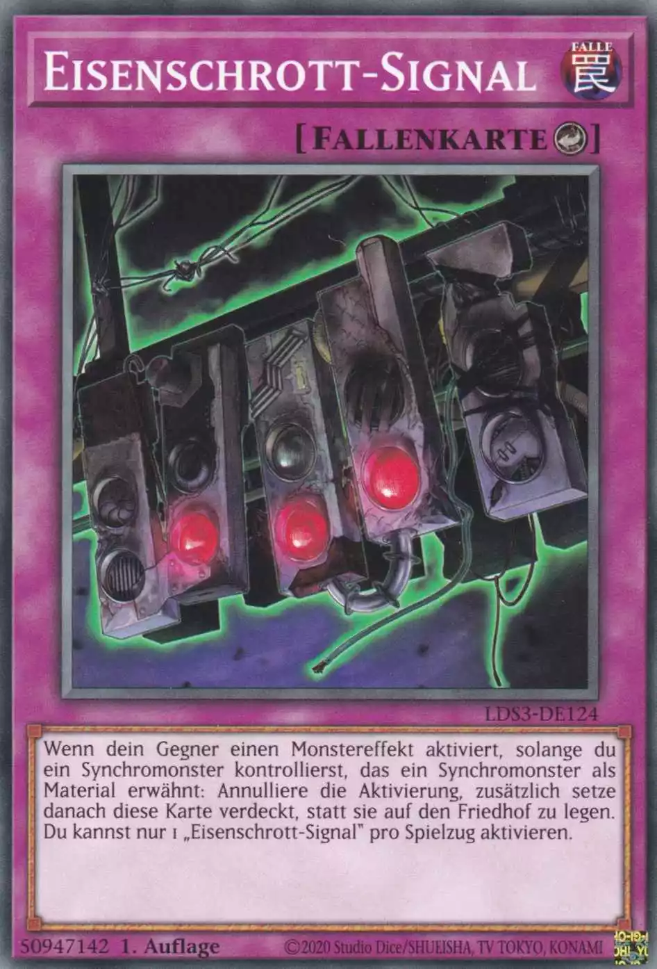 Eisenschrott-Signal LDS3-DE124 ist in Common Yu-Gi-Oh Karte aus Legendary Duelists Season 3 1.Auflage