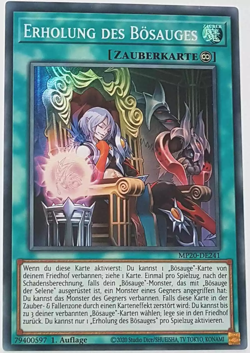 mp20-de241-erholung-des-boesauges-super-rare Erholung des Bösauges MP20-DE241 ist in Super Rare Yu-Gi-Oh Karte aus 2020 Tin of Lost Memories 1.Auflage
