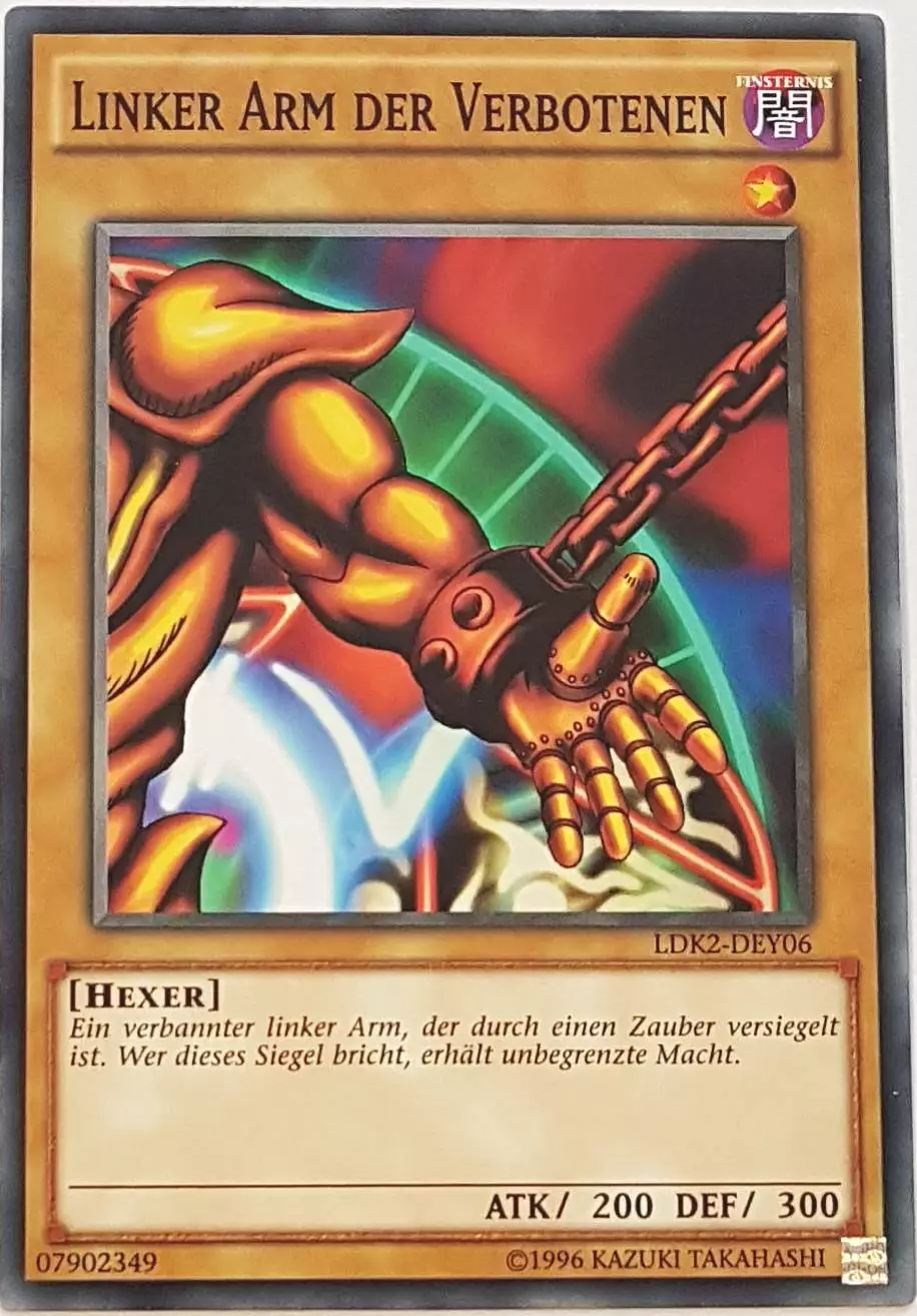 Linker Arm der Verbotenen LDK2-DEY06 ist in Common Yu-Gi-Oh Karte aus Legendary Decks 2 