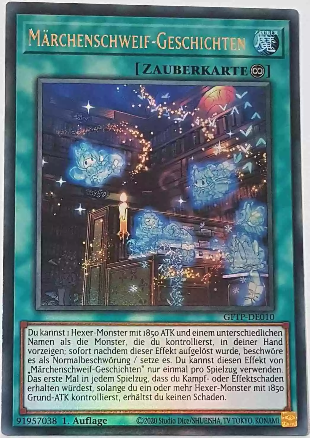 Märchenschweif-Geschichten GFTP-DE010 ist in Ultra Rare Yu-Gi-Oh Karte aus Ghost From The Past 1.Auflage