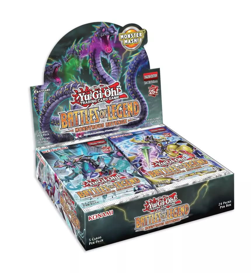 Yu-Gi-Oh! Battles of Legend Monstrous Revenge Booster Display 1. Auflage Englisch