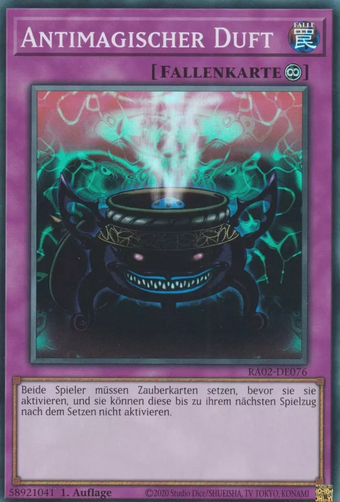Antimagischer Duft RA02-DE076 ist in Super Rare Yu-Gi-Oh Karte aus 25th Anniversary Rarity Collection 2 1.Auflage