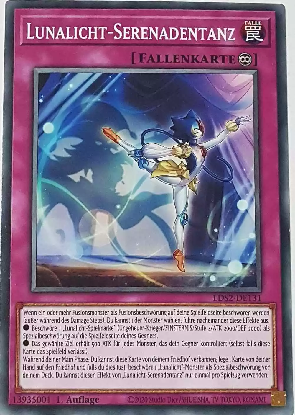 Lunalicht-Serenadentanz LDS2-DE131 ist in Common Yu-Gi-Oh Karte aus Legendary Duelists: Season 2 1.Auflage
