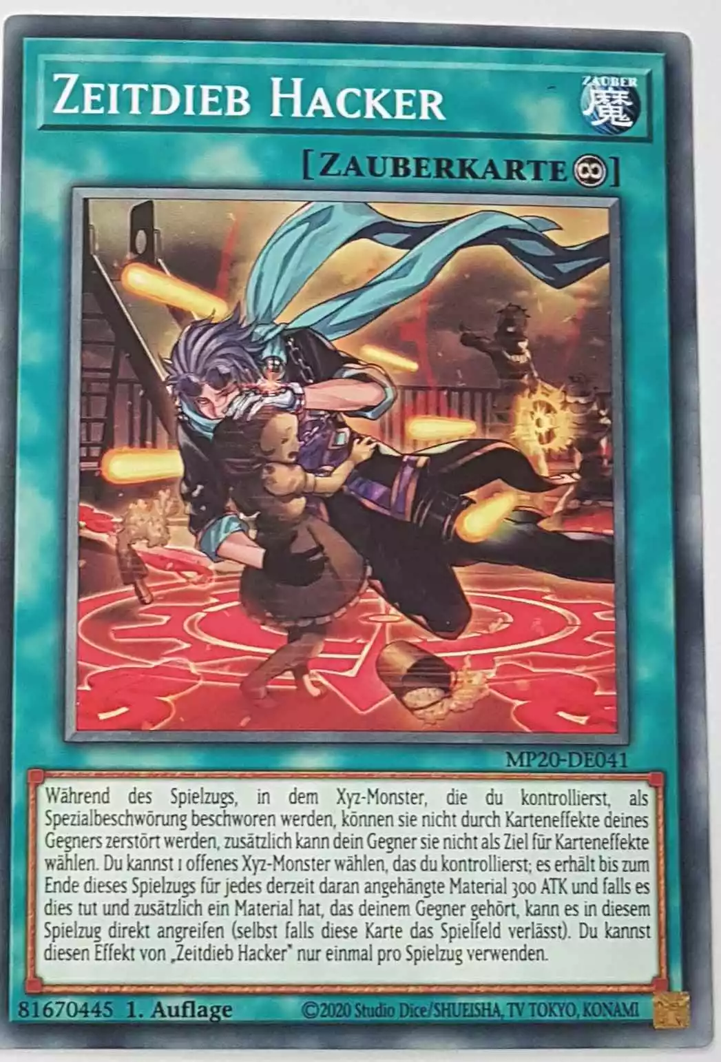 mp20-de041-zeitdieb-hacker-common Zeitdieb Hacker MP20-DE041 ist in Common Yu-Gi-Oh Karte aus 2020 Tin of Lost Memories 1.Auflage
