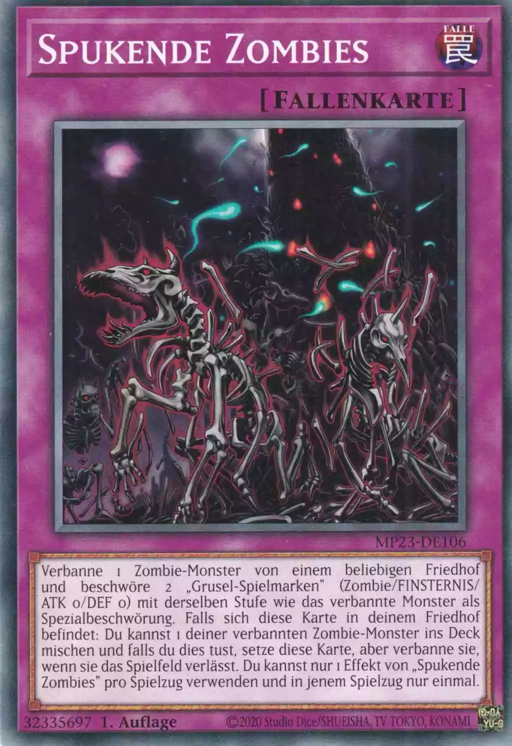 Spukende Zombies MP23-DE106 ist in Common Yu-Gi-Oh Karte aus 25th Anniversary Tin Dueling Heroes 1.Auflage