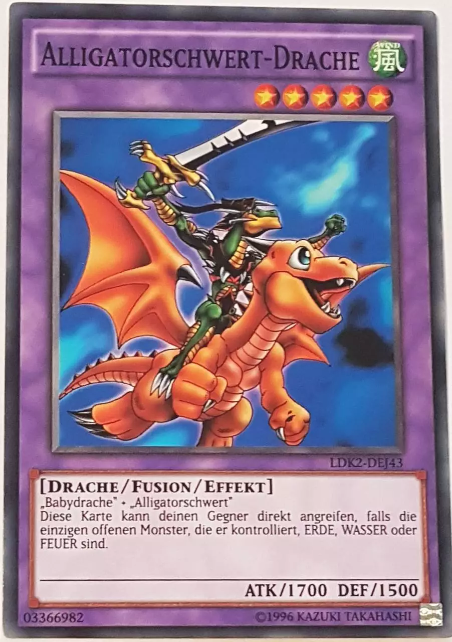 Alligatorschwert-Drache LDK2-DEJ43 ist in Common Yu-Gi-Oh Karte aus Legendary Decks 2 