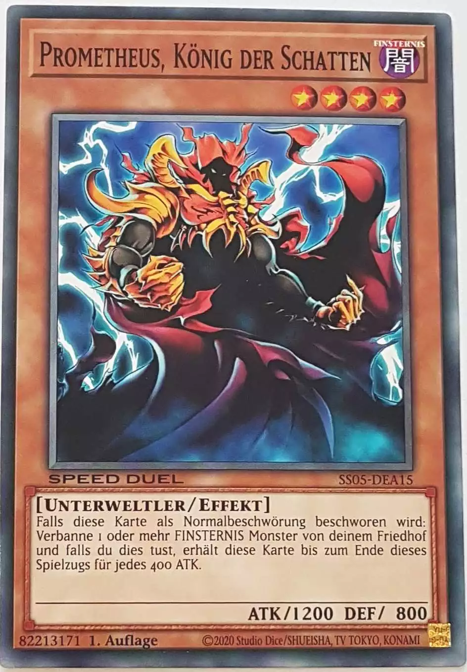 Prometheus, König der Schatten SS05-DEA15 ist in Common Yu-Gi-Oh Karte aus Twisted Nightmares 1.Auflage