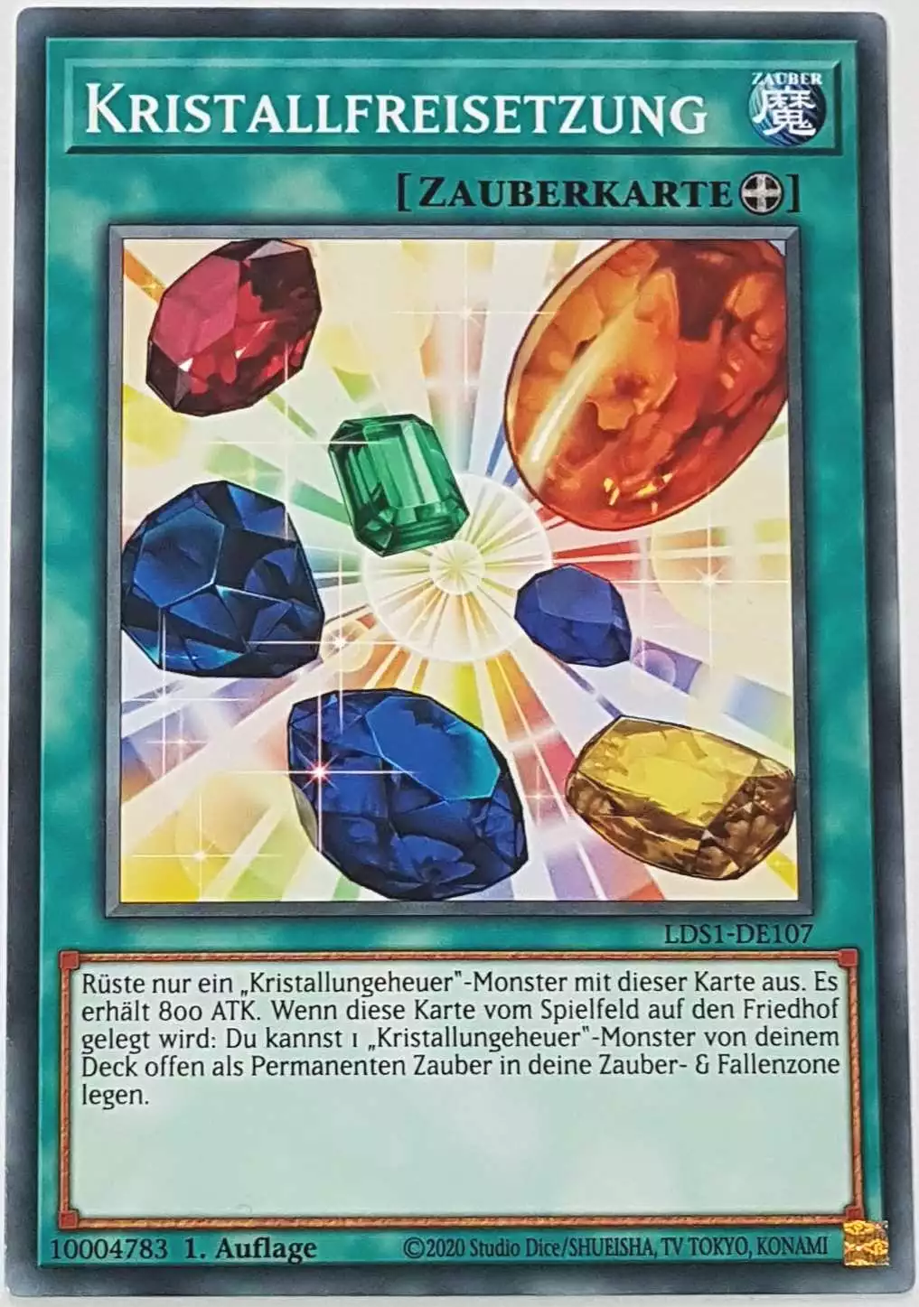 Kristallfreisetzung LDS1-DE107 ist in Common Yu-Gi-Oh Karte aus Legendary Duelists: Season 1 1.Auflage