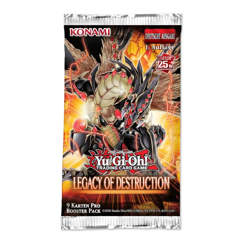 Yu-Gi-Oh! Legacy Of Destruction Booster 1. Auflage - Deutsch