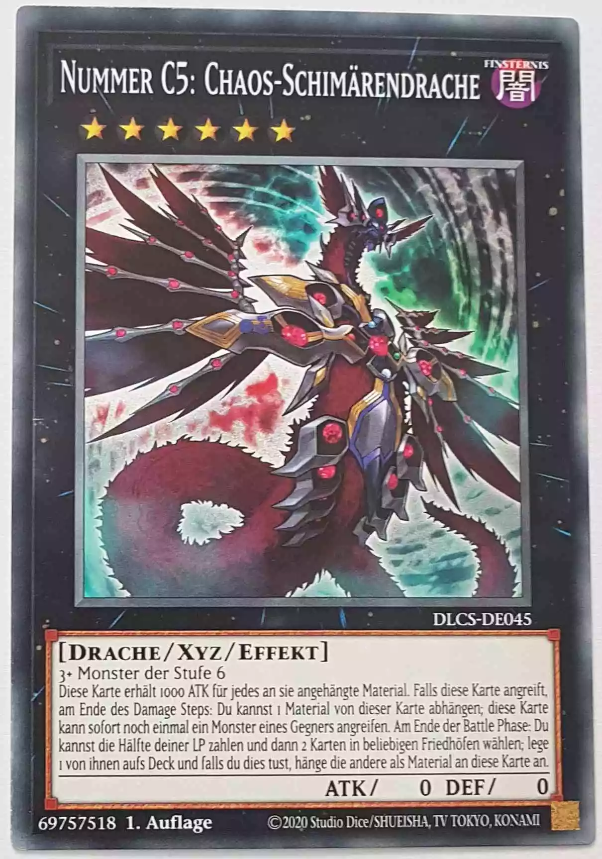 Nummer C5: Chaos-Schimärendrache DLCS-DE045 ist in Common Yu-Gi-Oh Karte aus Dragons of Legend The Complete Series 1.Auflage