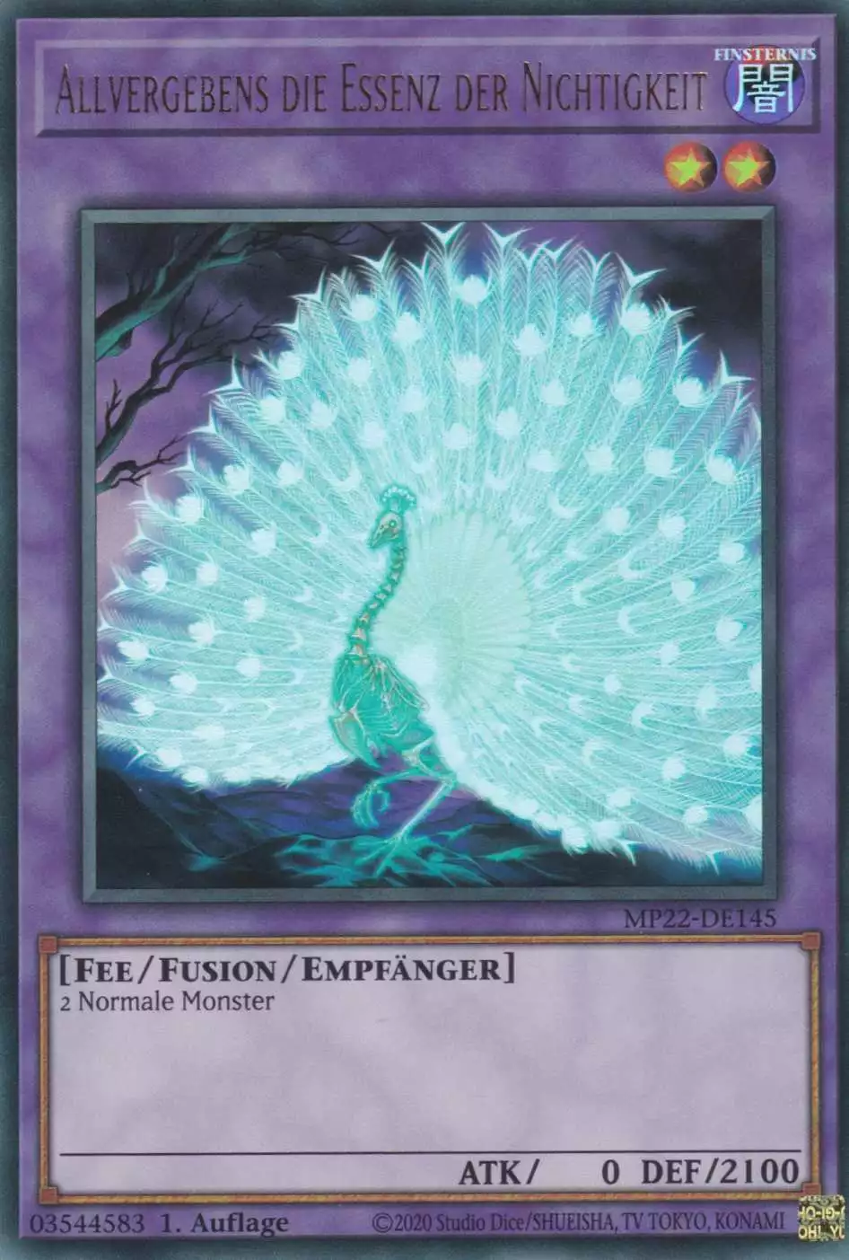 Allvergebens die Essenz der Nichtigkeit MP22-DE145 ist in Ultra Rare Yu-Gi-Oh Karte aus Tin of the Pharaoh’s Gods 1.Auflage