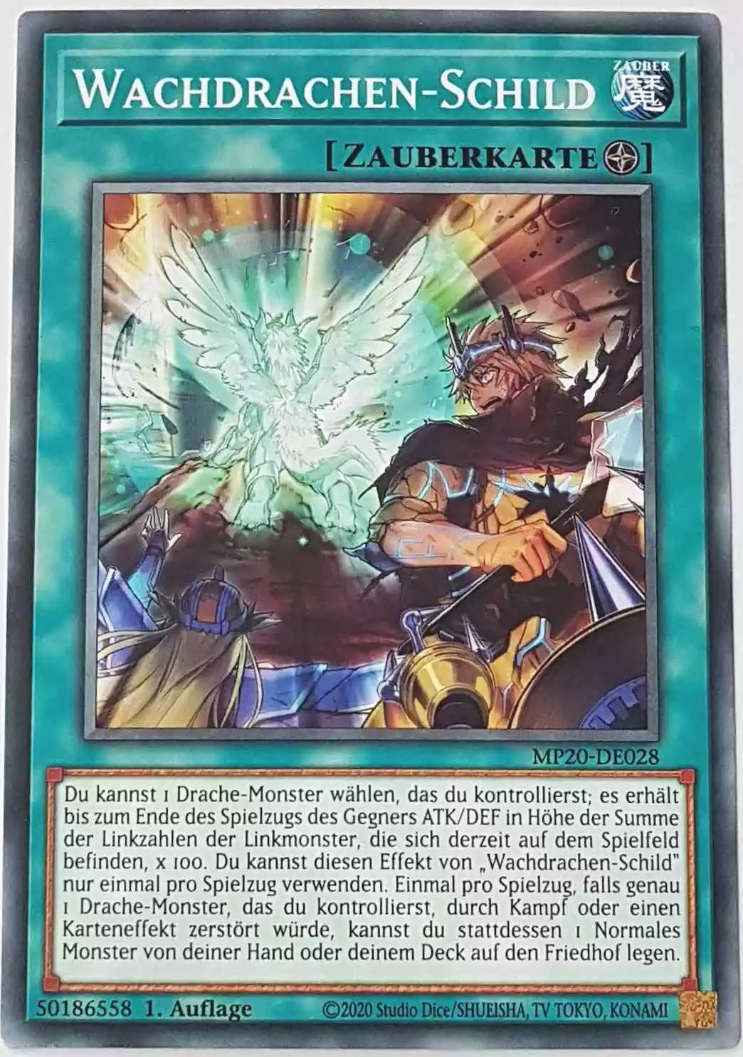 Wachdrachen-Schild MP20-DE028 ist in Common Yu-Gi-Oh Karte aus 2020 Tin of Lost Memories 1.Auflage